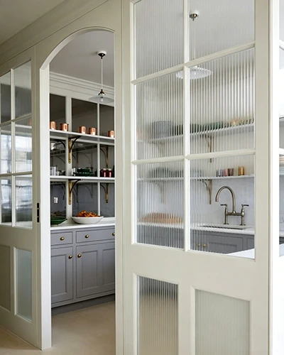 Autumn Obscure Glass Kitchen Sliding Door Autumn Obscure Glass Kitchen Sliding Door